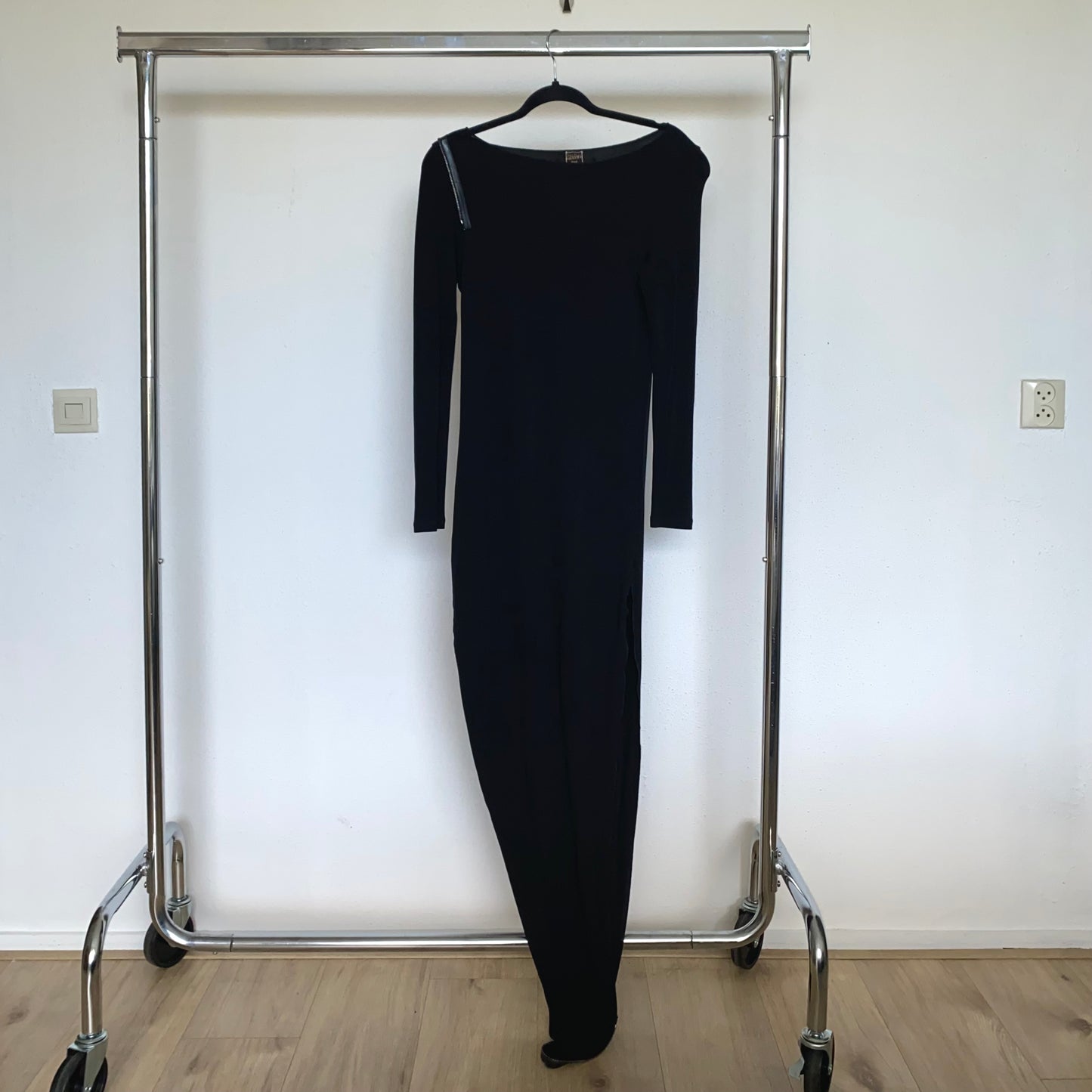 Jean Paul Gaultier black zippable dress