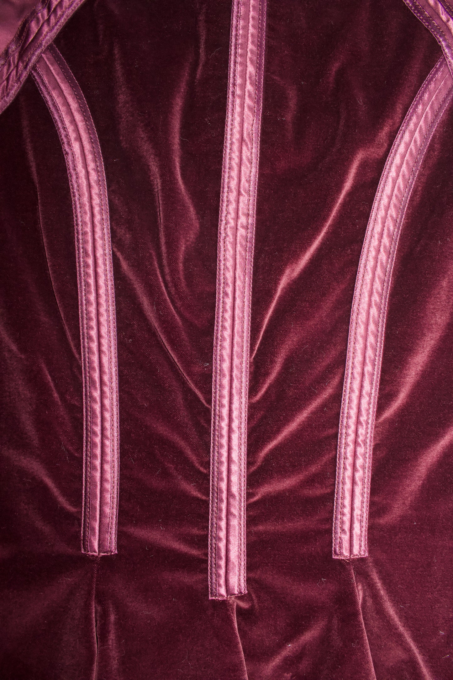 Roberto Cavalli FW 2004 purple velvet skirt