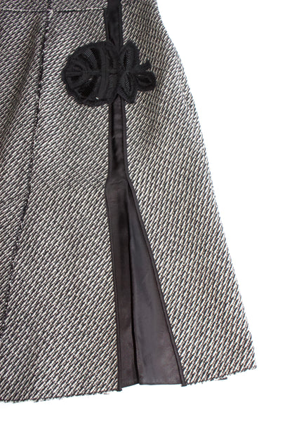 Prada FW 2003 grey wool mini-dress