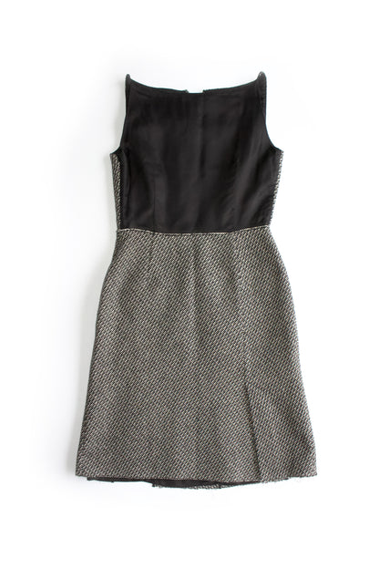 Prada FW 2003 grey wool mini-dress