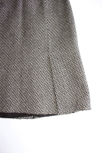 Prada FW 2003 grey wool mini-dress