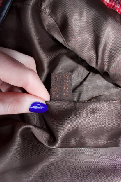 Prada FW 1996 red tweed jacket