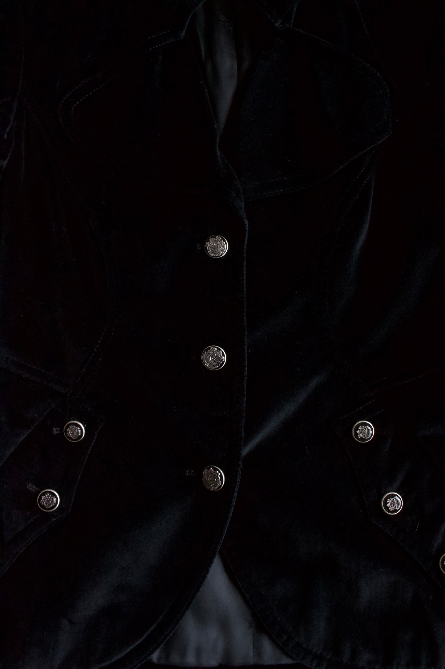 Dolce & Gabbana black velvet blazer