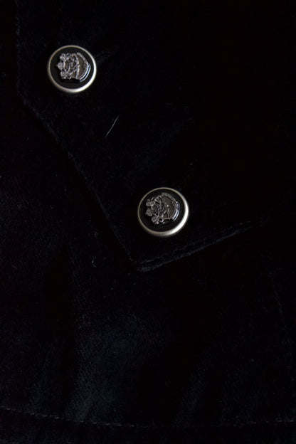 Dolce & Gabbana black velvet blazer