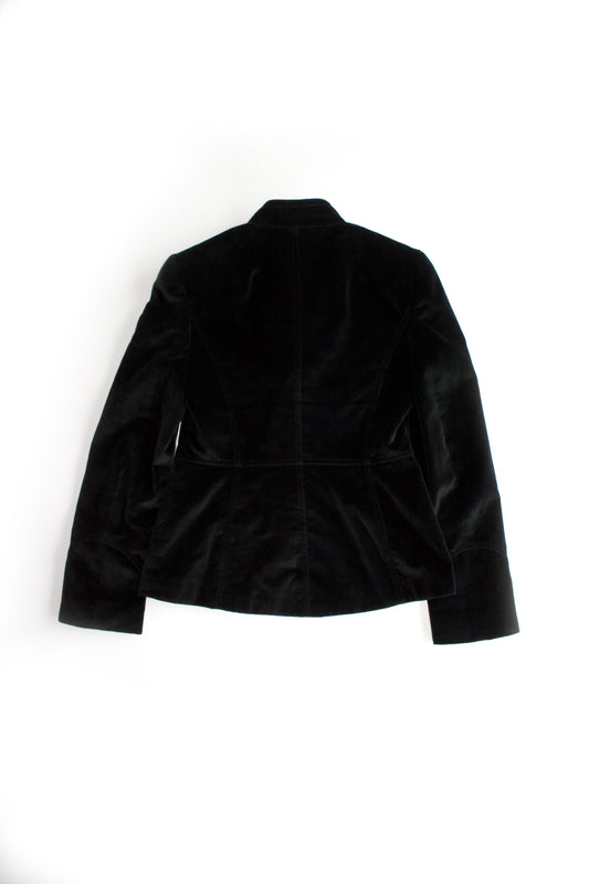Dolce & Gabbana black velvet blazer