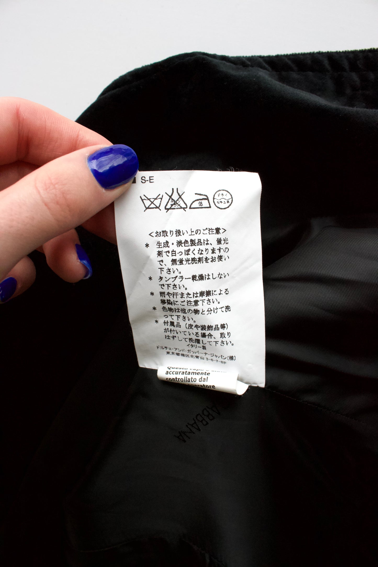 Dolce & Gabbana black velvet blazer