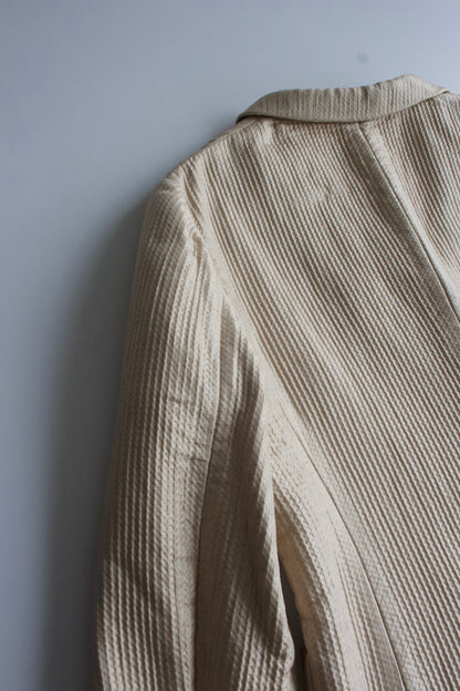 Miu Miu FW 2007 beige silk-wool blazer