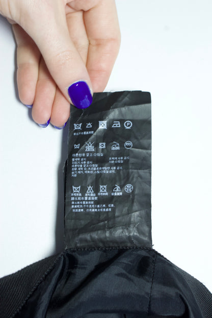 Prada FW 2010 black wool midi-skirt