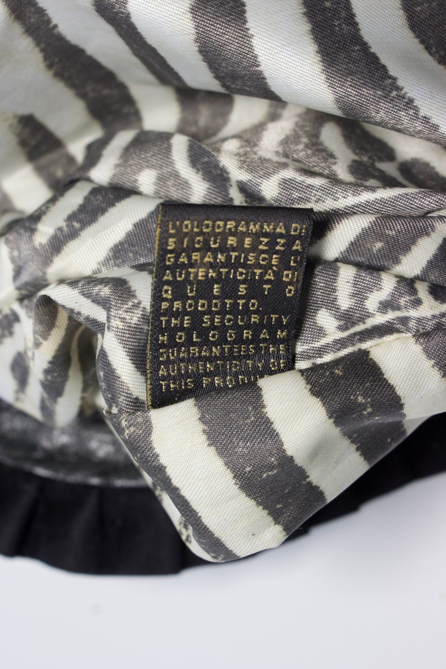 Roberto Cavalli black leather shoulder bag