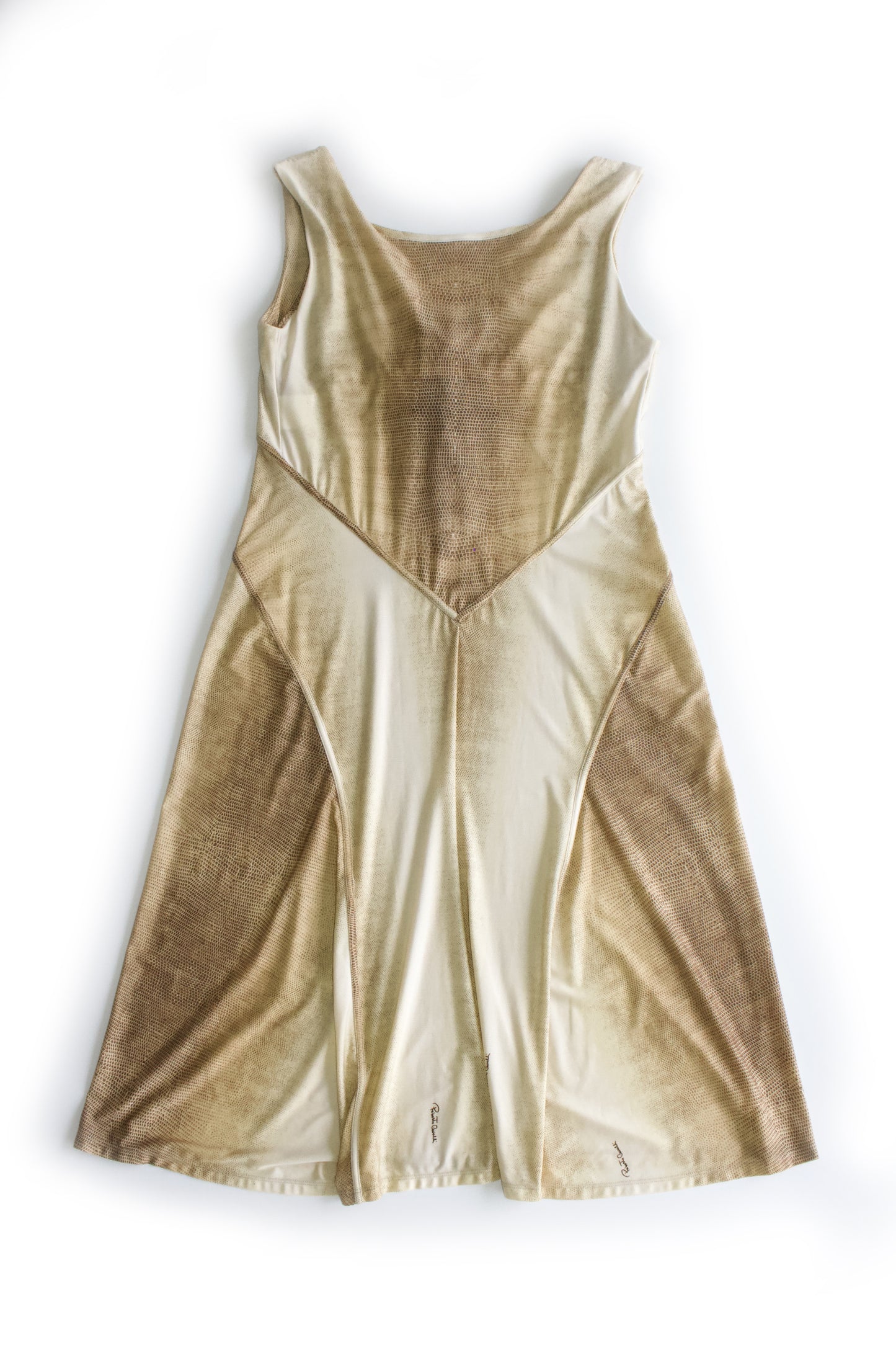 Roberto Cavalli SS 2002 animal print dress