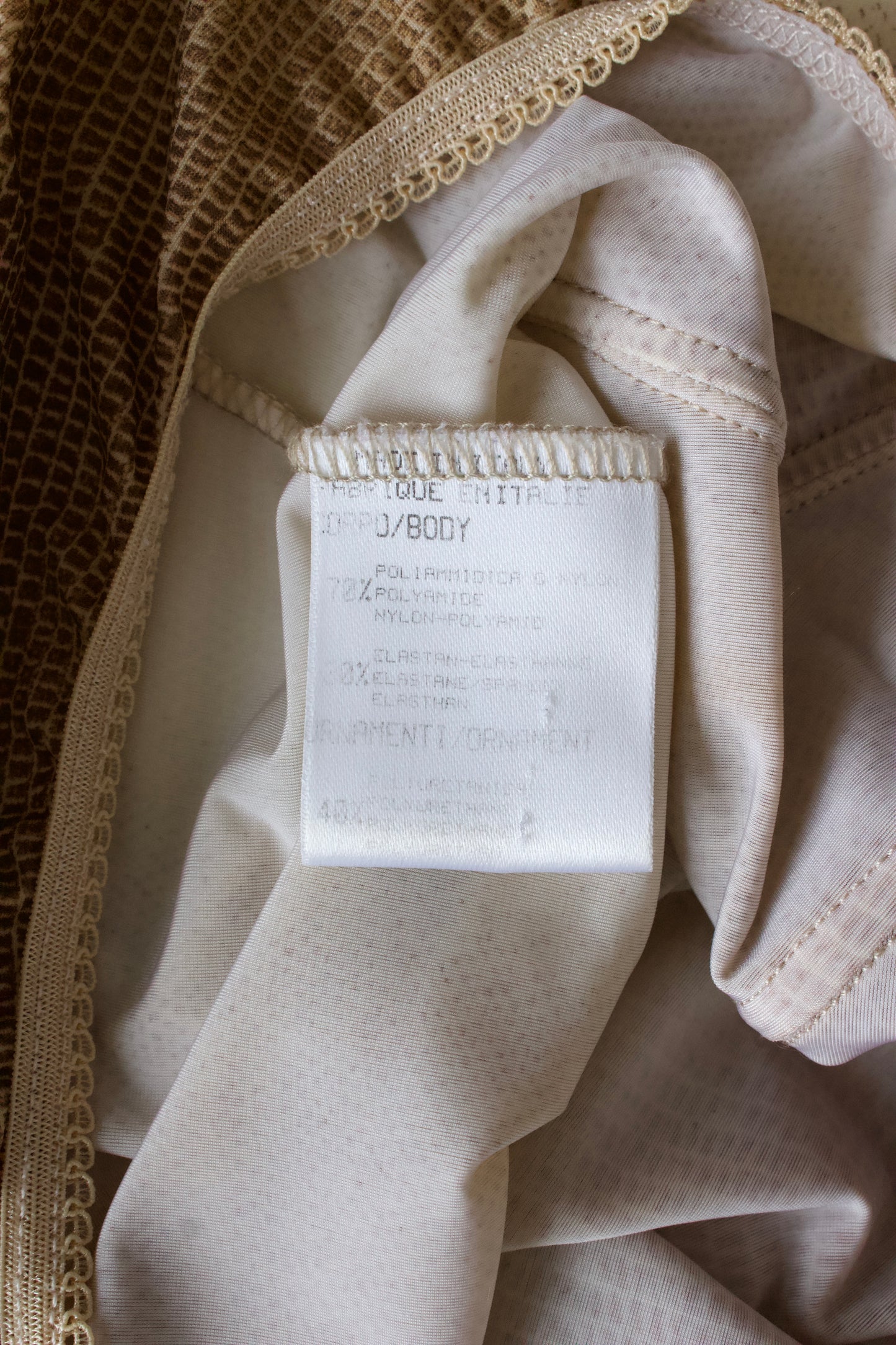 Roberto Cavalli SS 2002 animal print dress