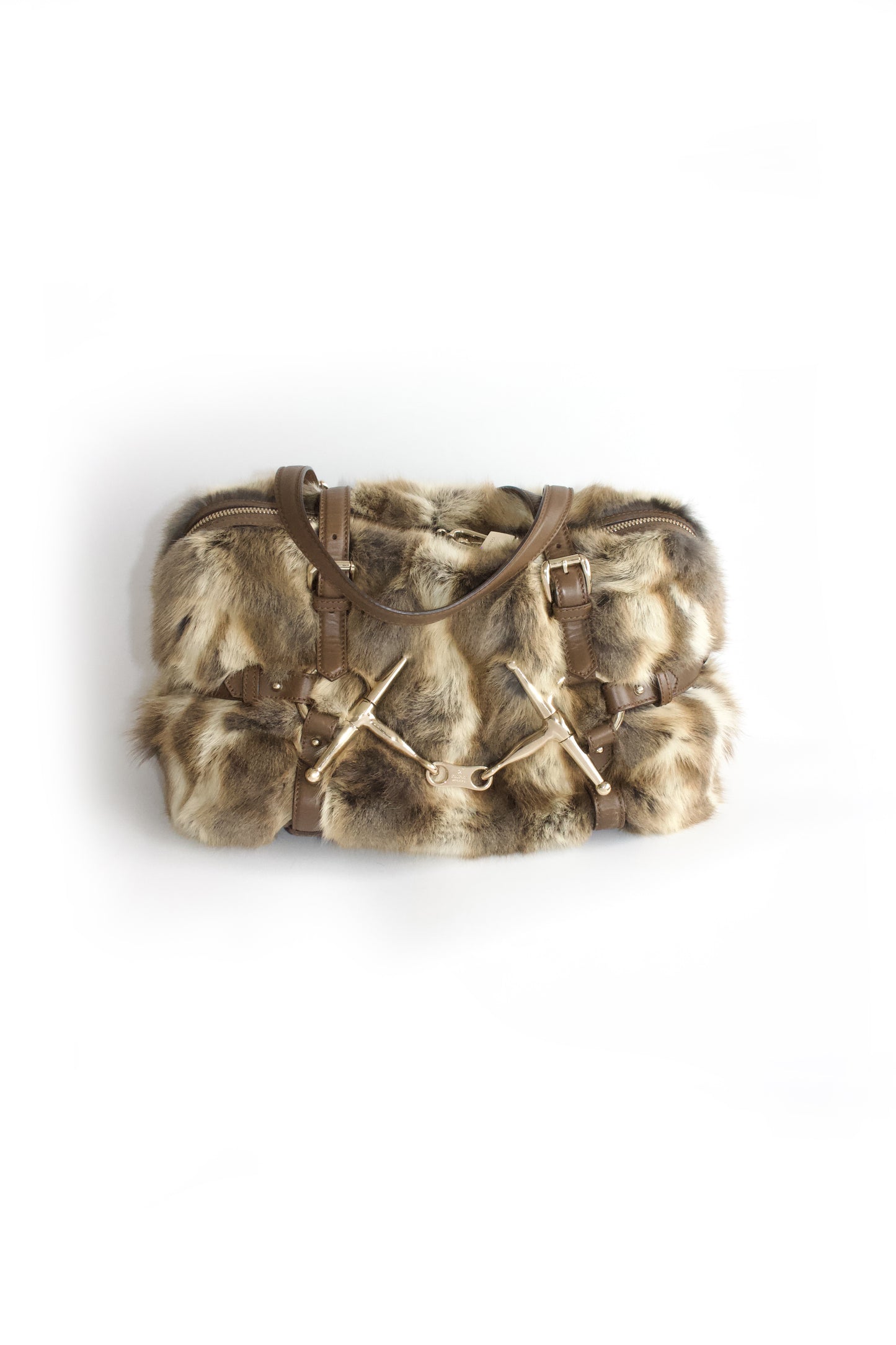 Gucci 85th Anniversary Boston fur bag