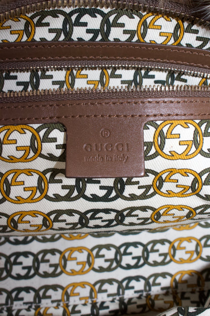 Gucci 85th Anniversary Boston fur bag