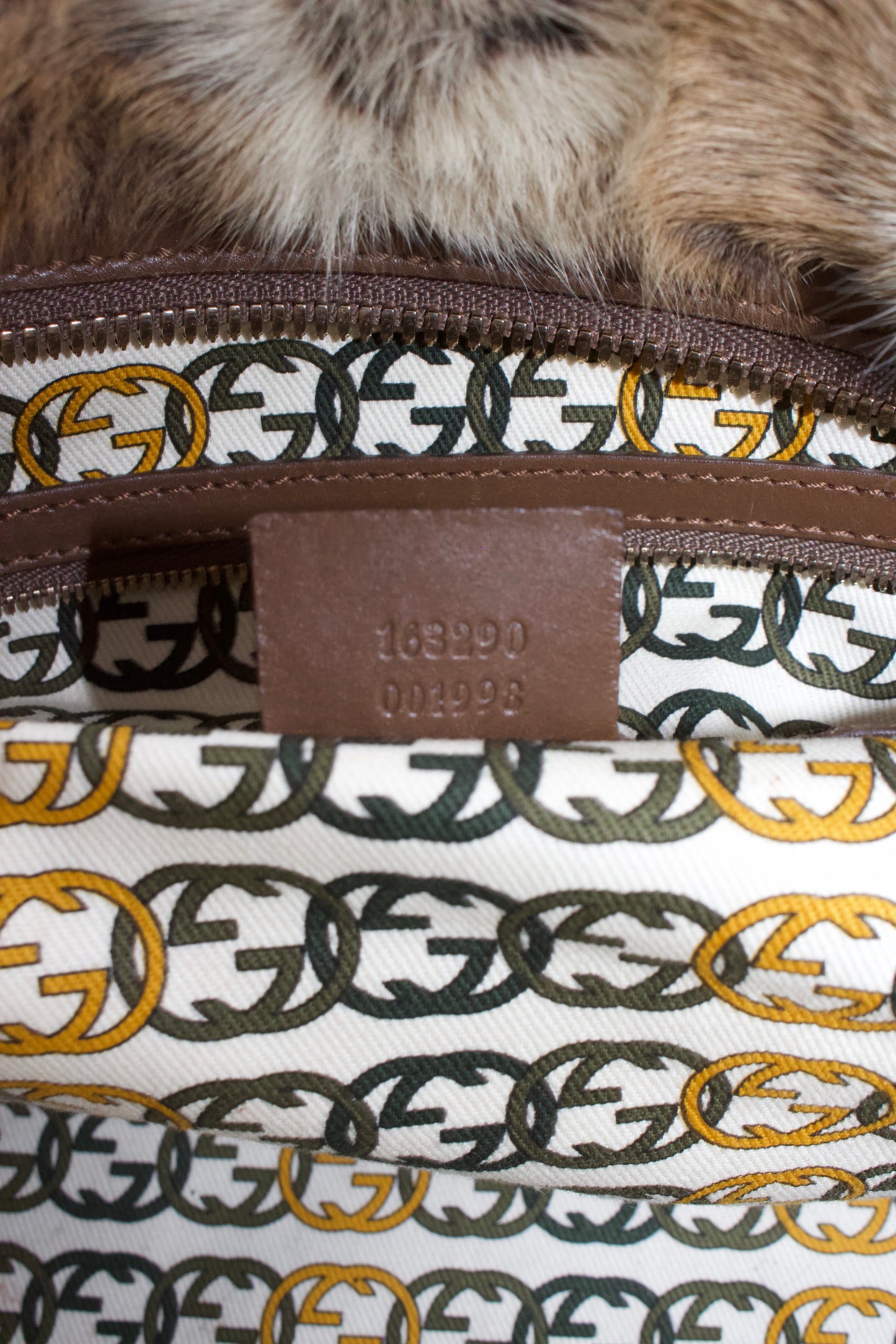 Gucci 85th Anniversary Boston fur bag