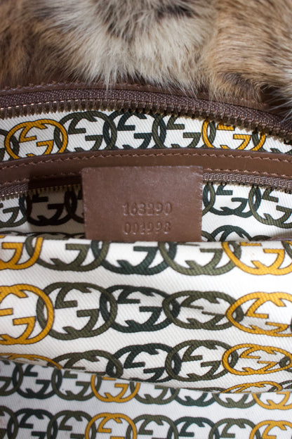 Gucci 85th Anniversary Boston fur bag