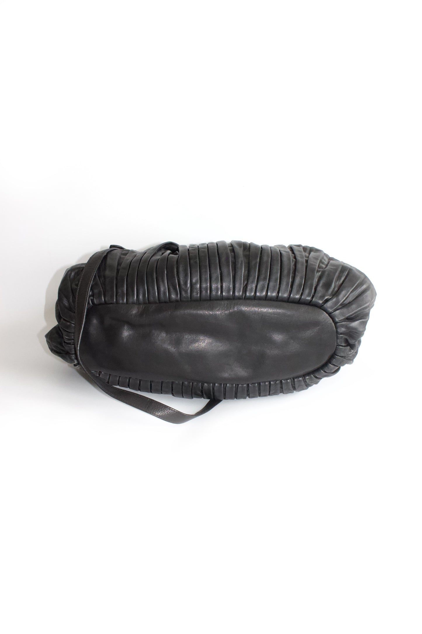 Miu Miu plissé leather crossbody bag