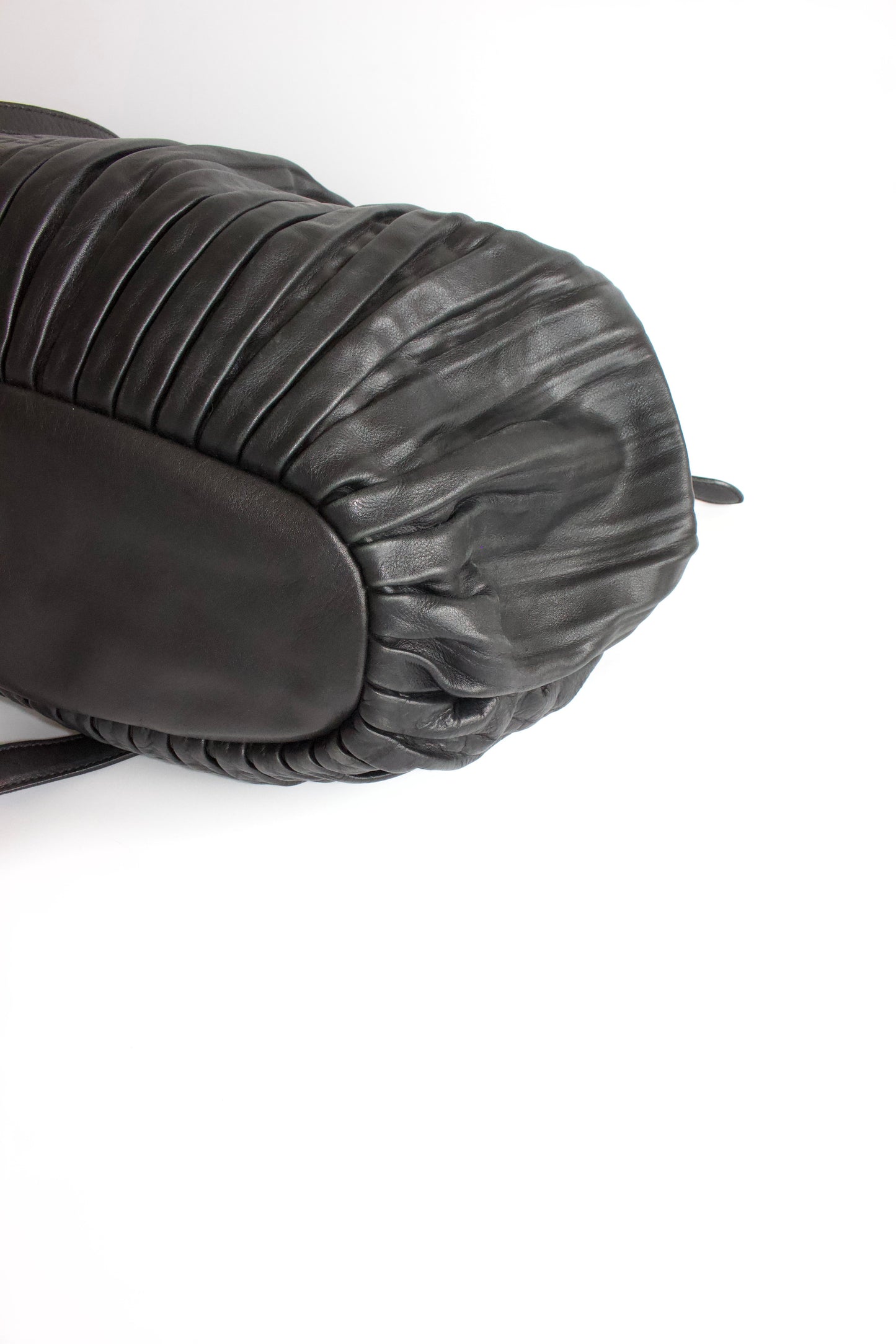 Miu Miu plissé leather crossbody bag