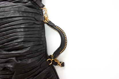 Miu Miu plissé leather crossbody bag