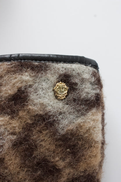 Roberto Cavalli cheetah print wellies