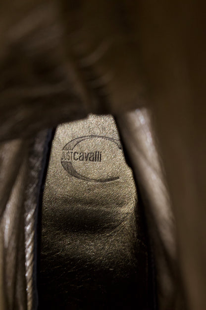 Roberto Cavalli cheetah print wellies