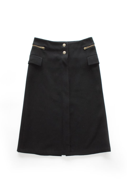 Miu Miu FW 1999 midi-skirt with zipper
