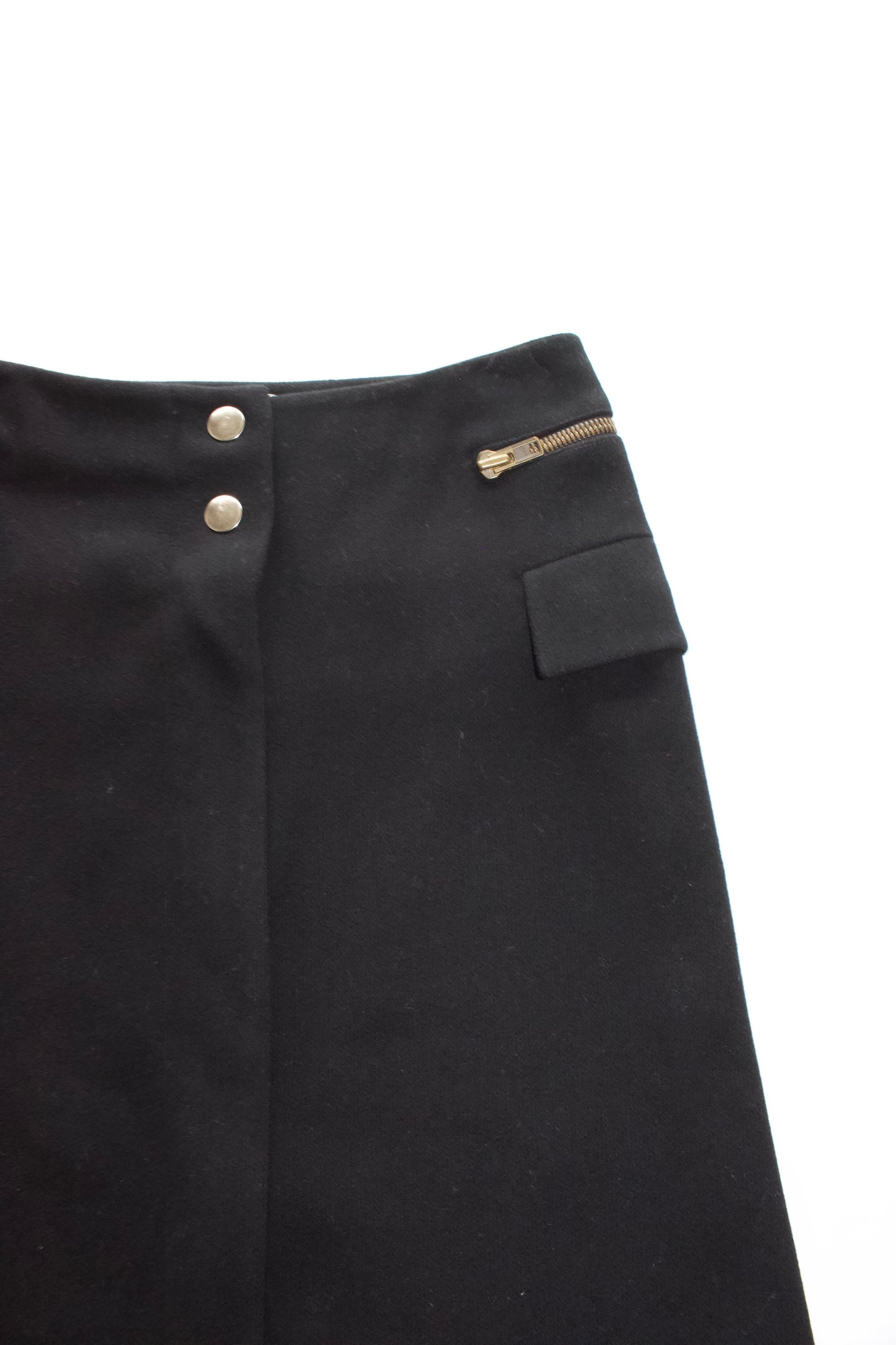 Miu Miu FW 1999 midi-skirt with zipper