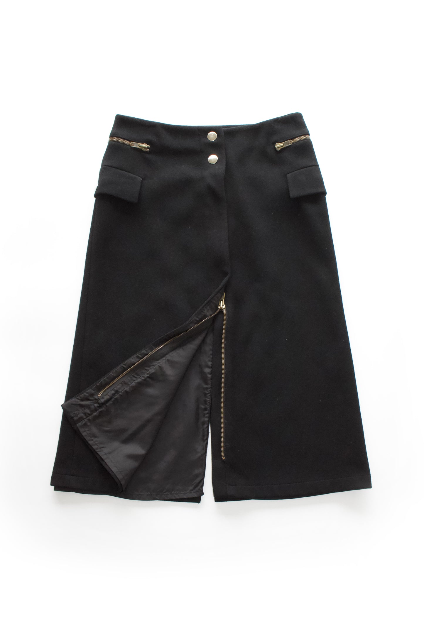 Miu Miu FW 1999 midi-skirt with zipper