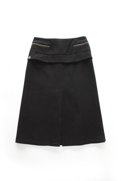 Miu Miu FW 1999 midi-skirt with zipper
