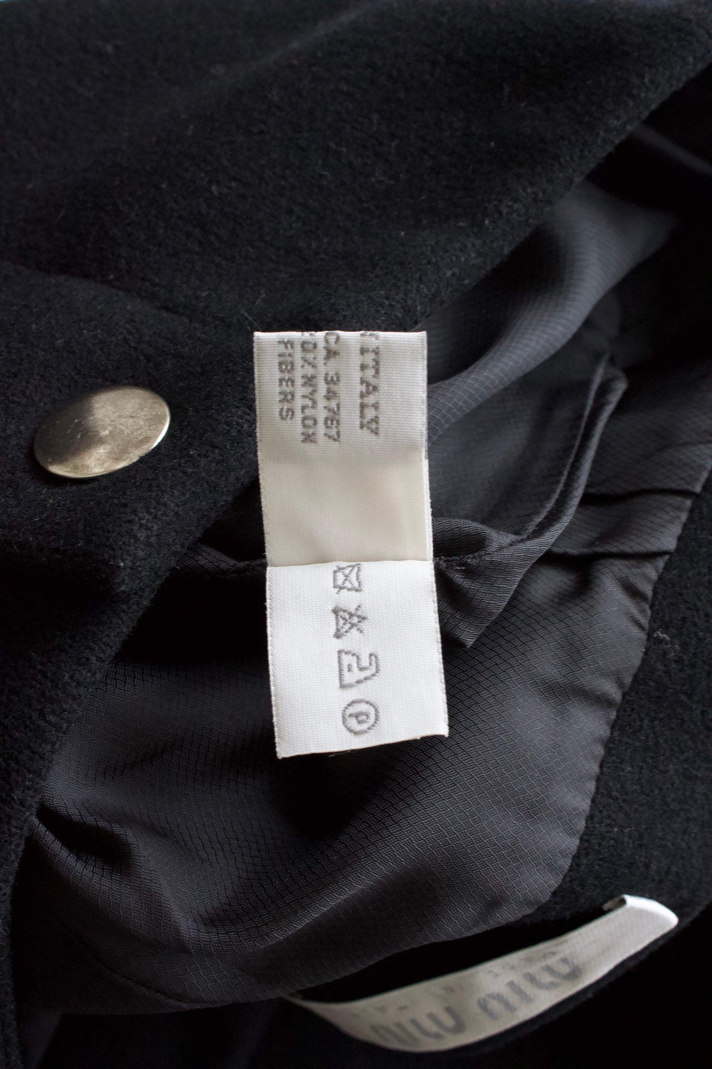 Miu Miu FW 1999 midi-skirt with zipper