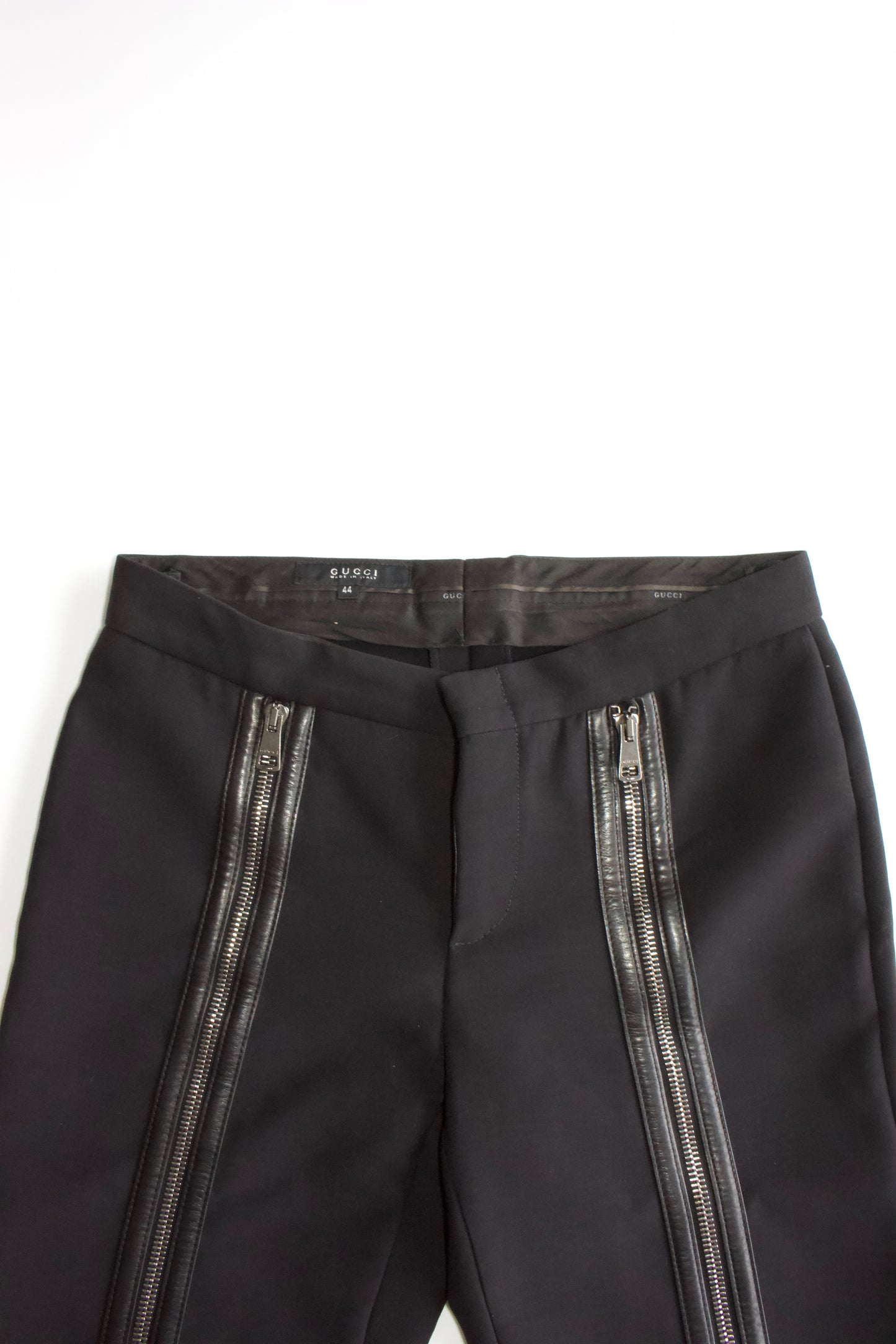 Gucci FW 2001 Tom Ford-era zipped trousers