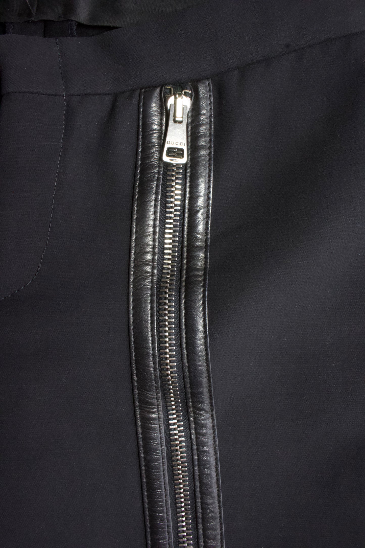 Gucci FW 2001 Tom Ford-era zipped trousers