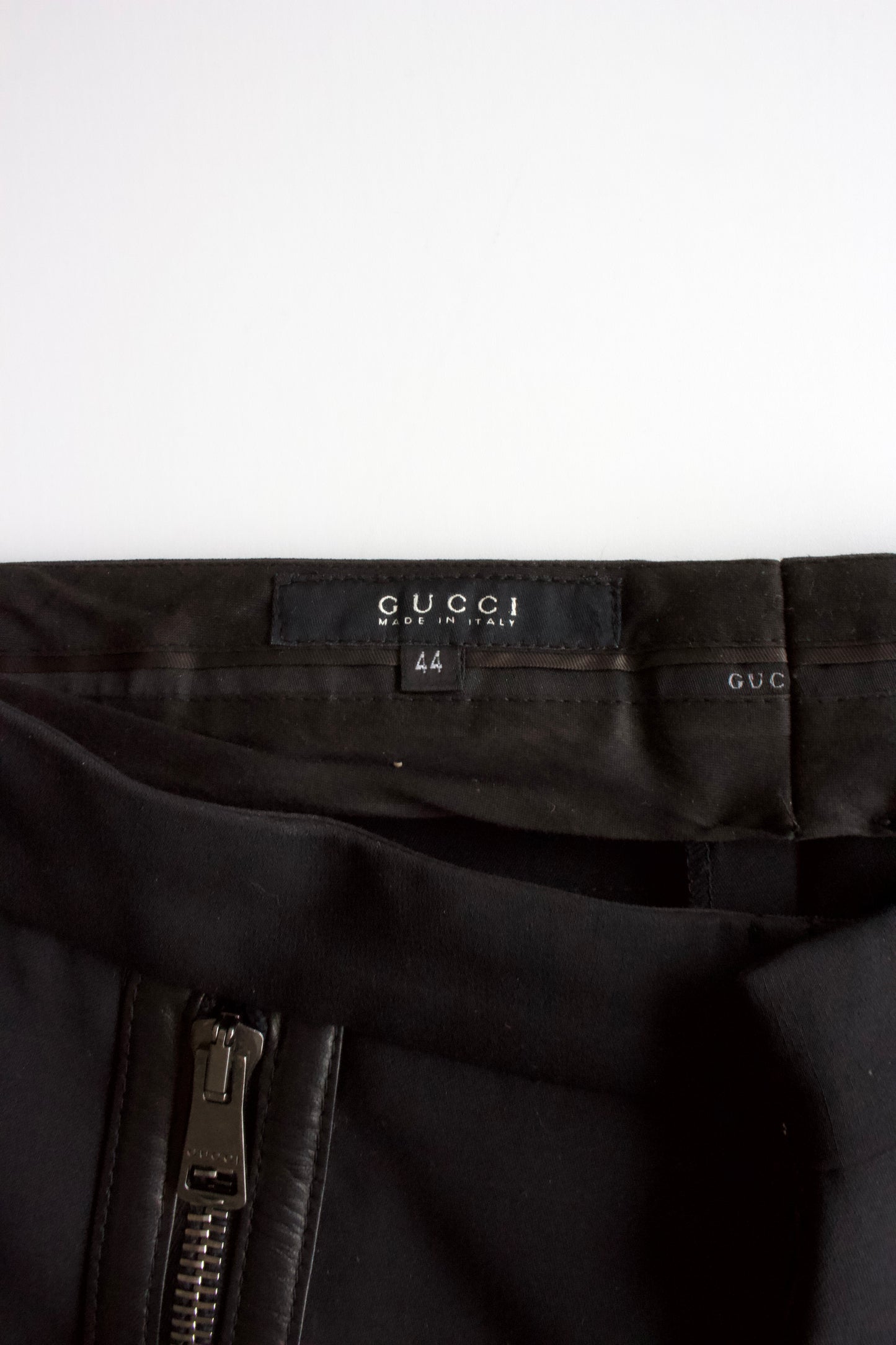 Gucci FW 2001 Tom Ford-era zipped trousers