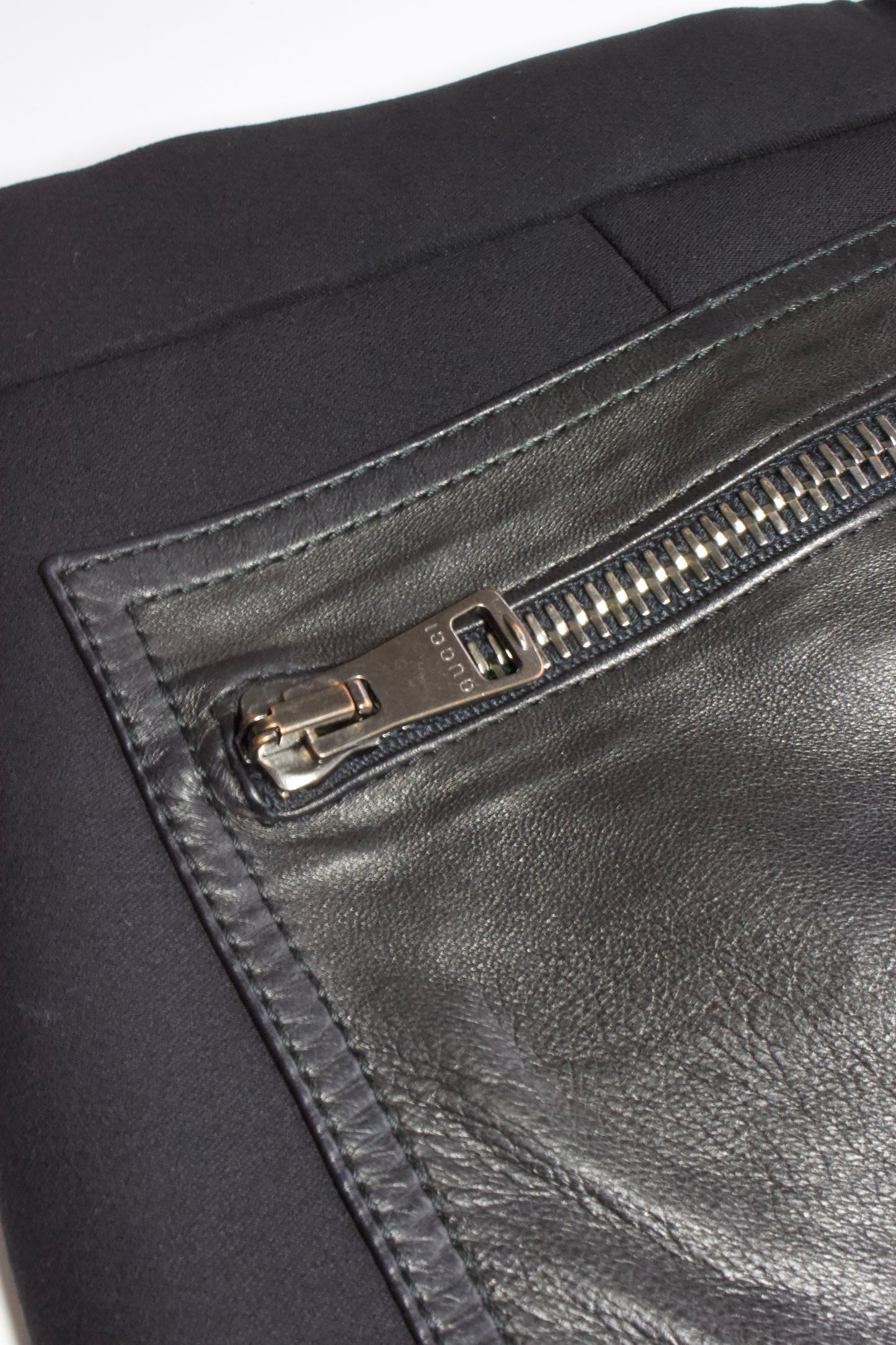 Gucci FW 2001 Tom Ford-era zipped trousers