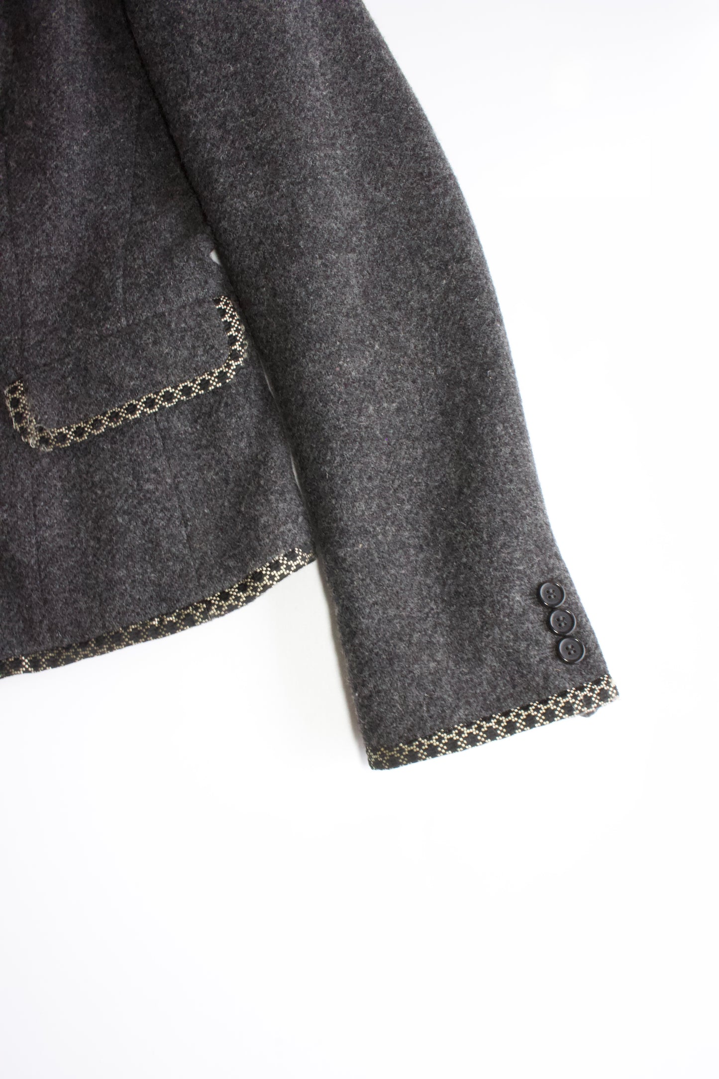 Etro grey wool blazer