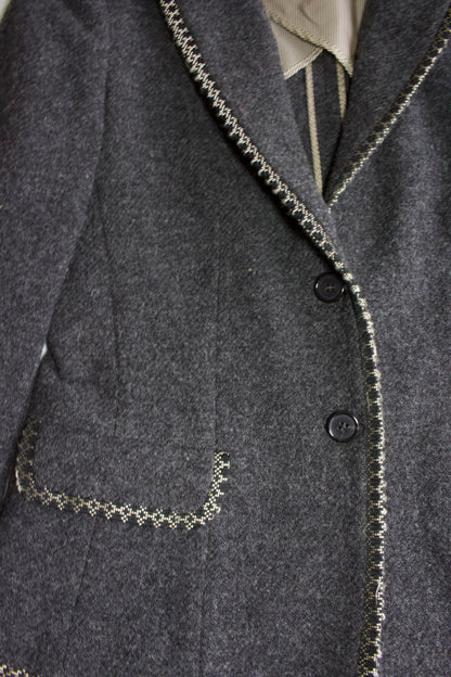 Etro grey wool blazer