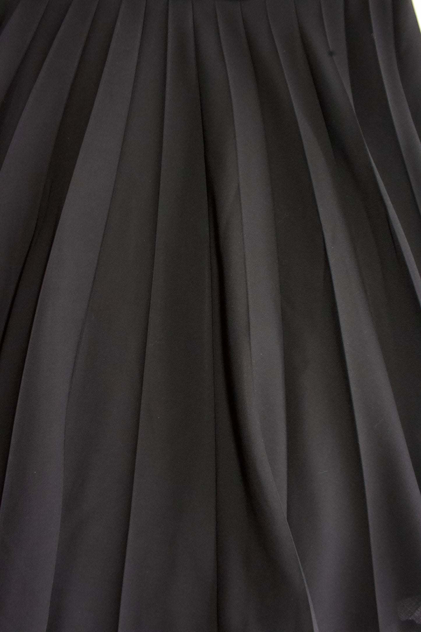 Yohji Yamamoto Y’s 2000s black asymmetrical pleated skirt