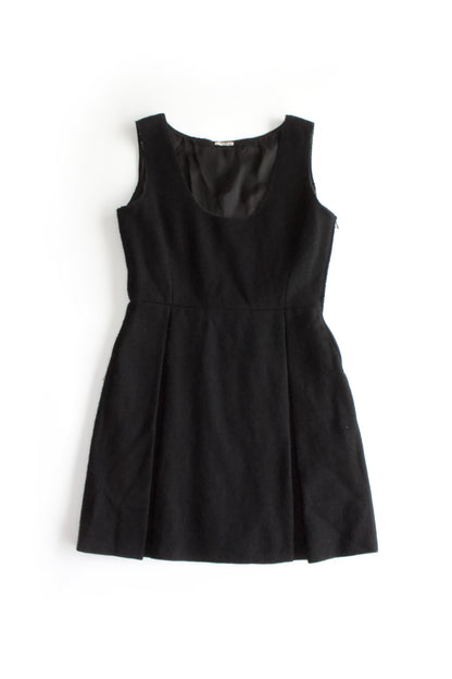Miu Miu FW 2001 black wool mini-dress