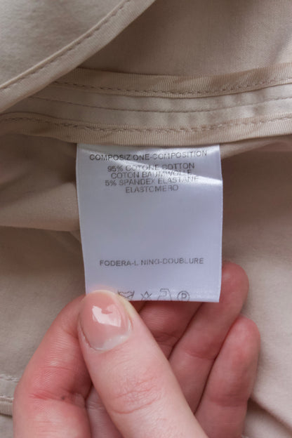 Gucci SS 2004 Tom Ford-era beige ruffled jacket