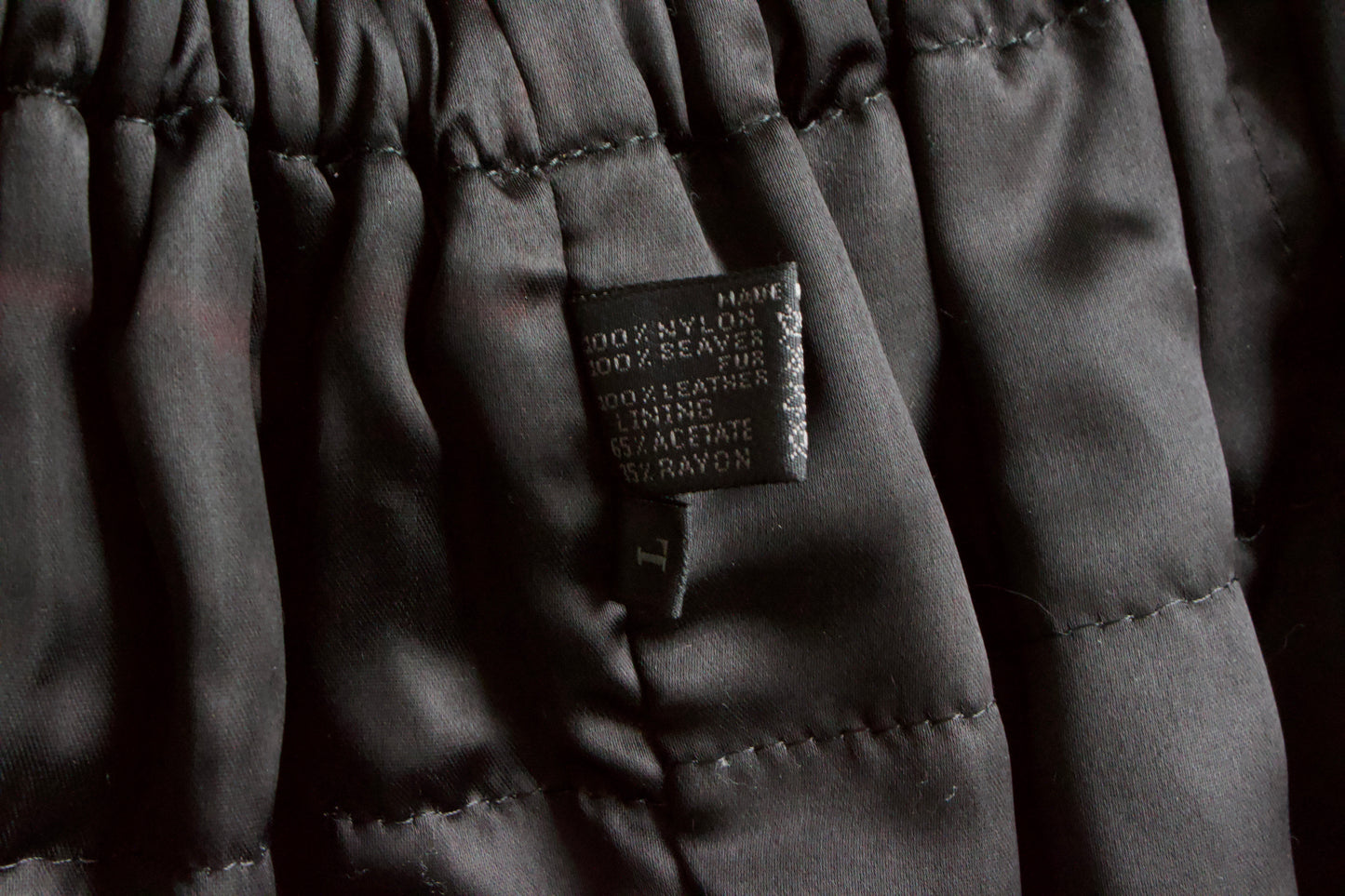 Prada FW 1994 black nylon & leather jacket