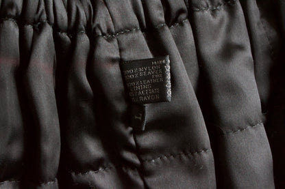 Prada FW 1994 black nylon & leather jacket