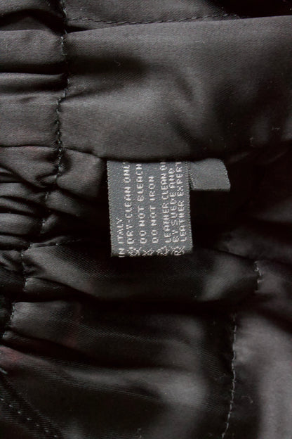 Prada FW 1994 black nylon & leather jacket