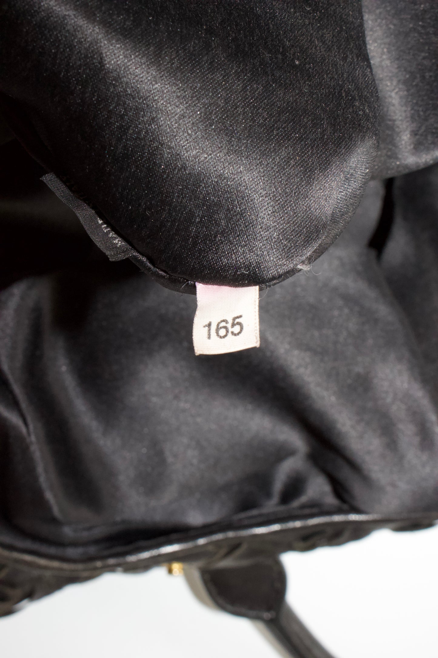 Miu Miu black woven leather handbag