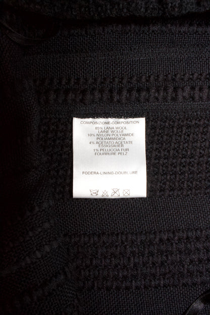 Gucci FW 2002 Tom Ford-era wool & fur skirt