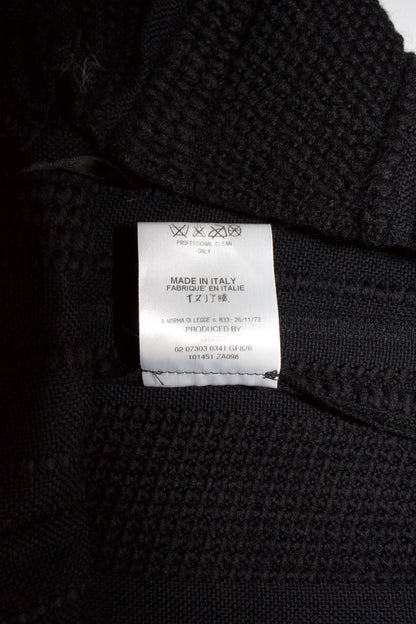 Gucci FW 2002 Tom Ford-era wool & fur skirt