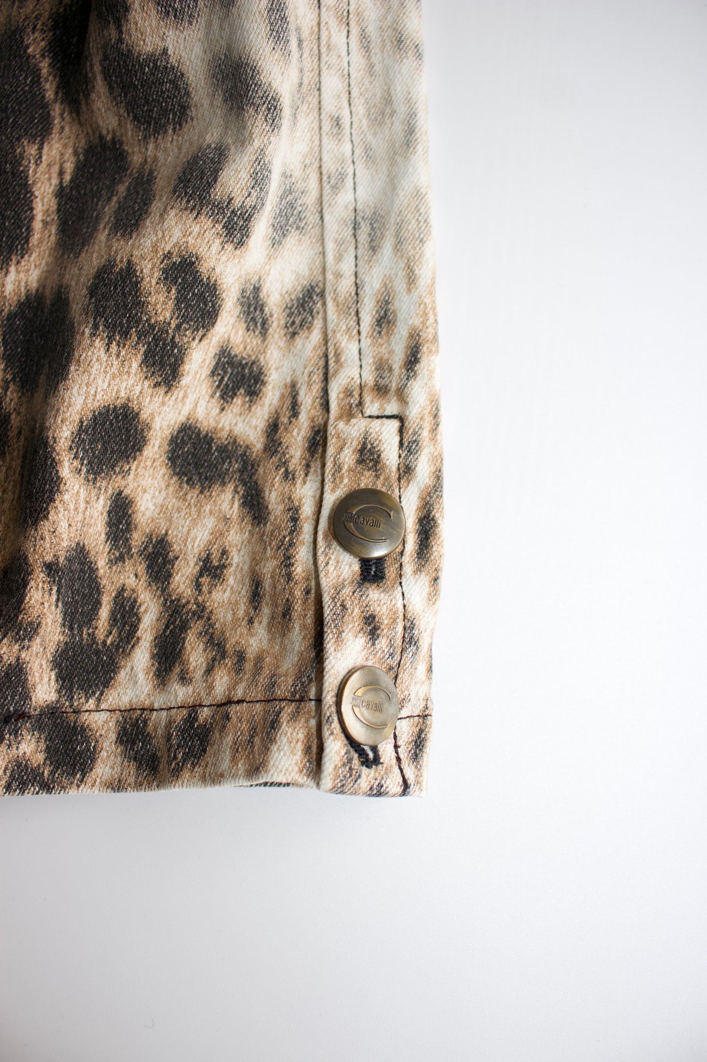 Roberto Cavalli 2000s cheetah print blazer