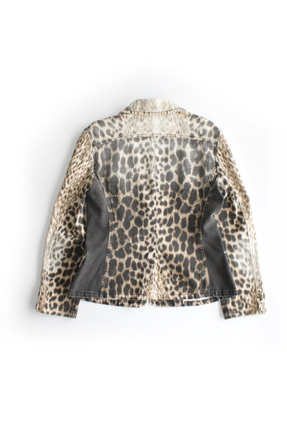 Roberto Cavalli 2000s cheetah print blazer