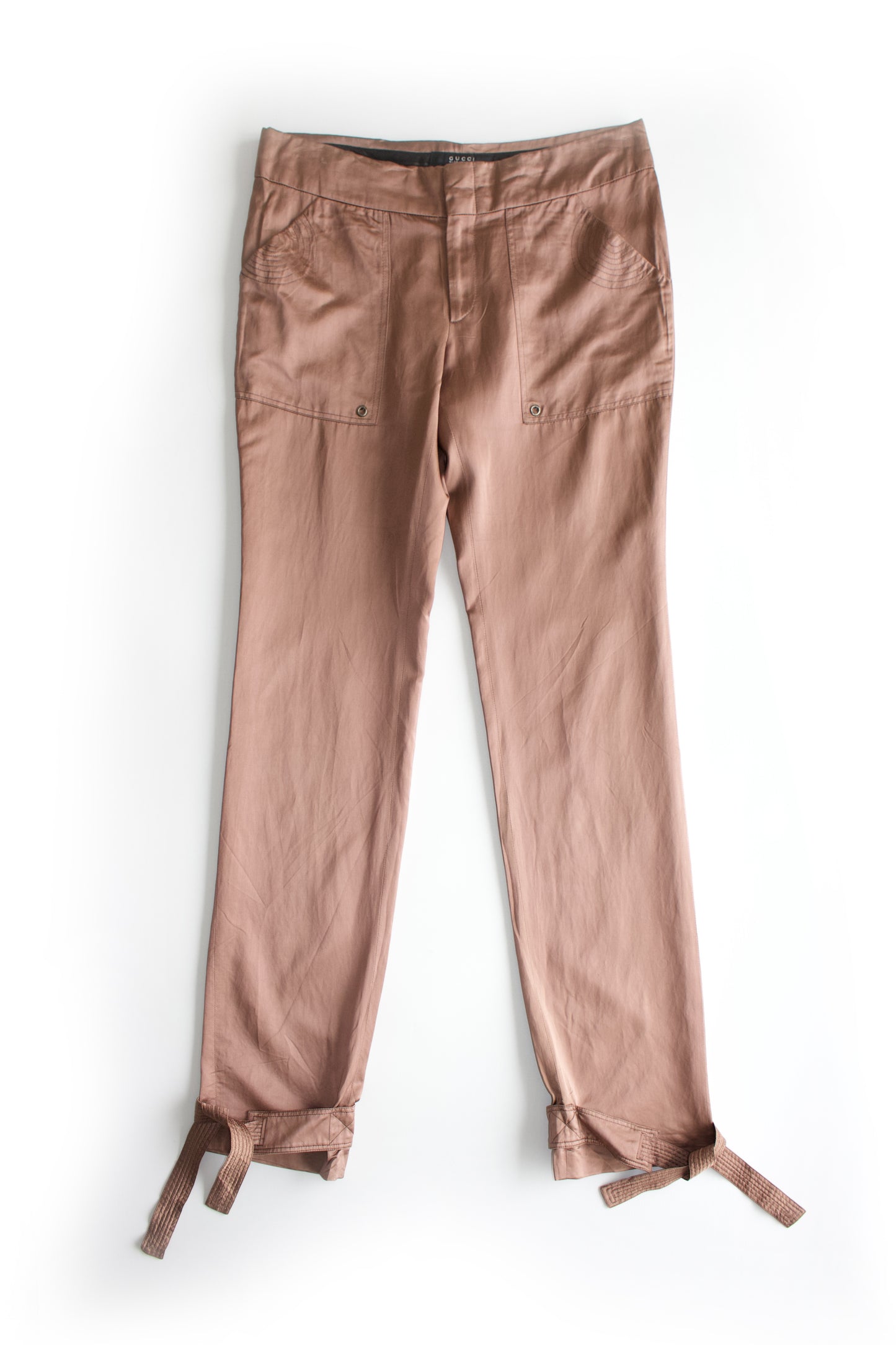 Gucci SS 2003 Tom Ford-era silk trousers