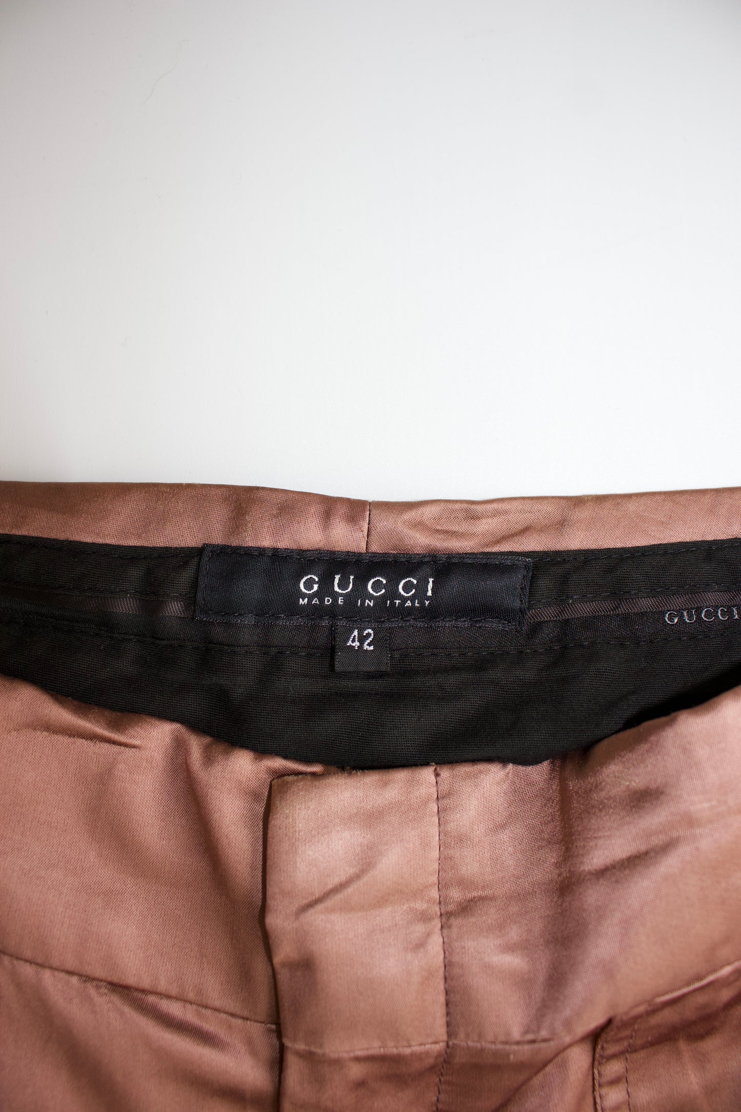 Gucci SS 2003 Tom Ford-era silk trousers