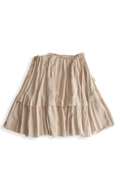 Prada SS 2000 silk embellished skirt