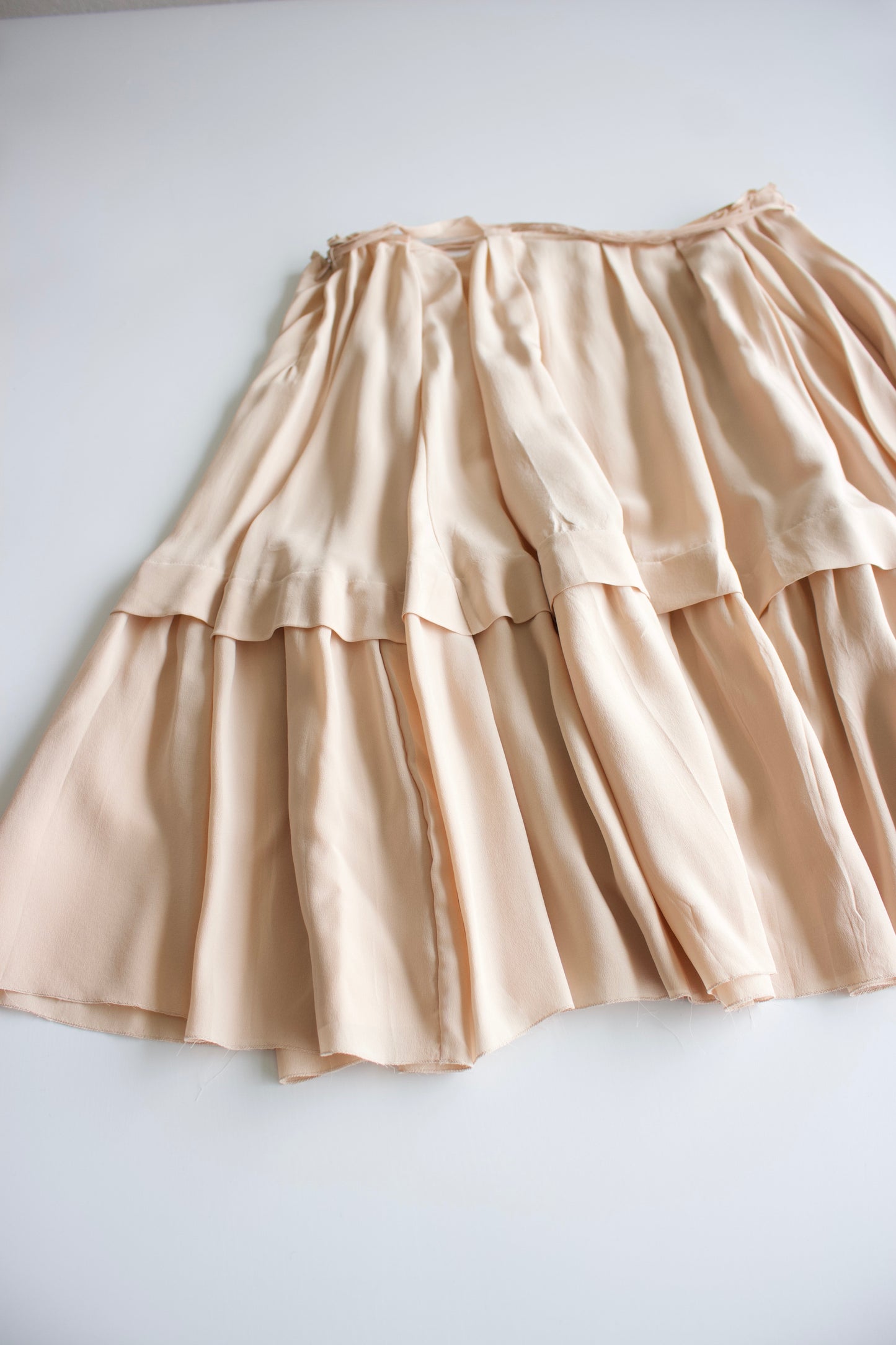 Prada SS 2000 silk embellished skirt